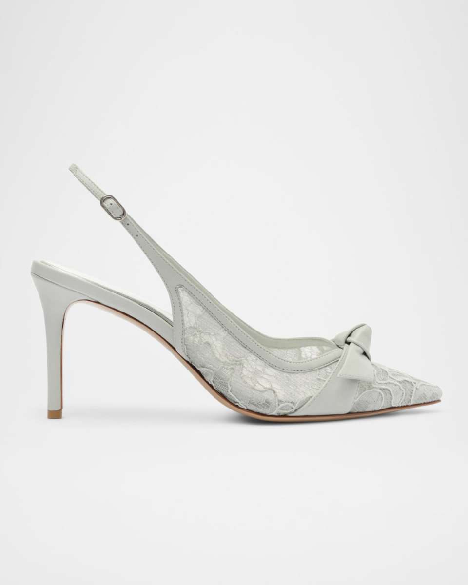 Classic Clarita Lace Slingback Pumps